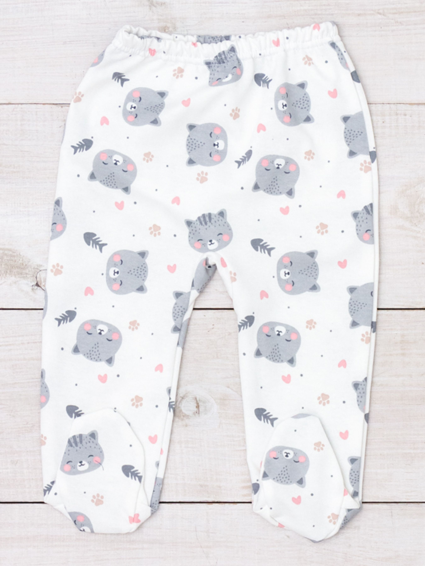 Ползунки Носи своє модель 5033-024-5-sr-kotiki-na-molochnomu Фото