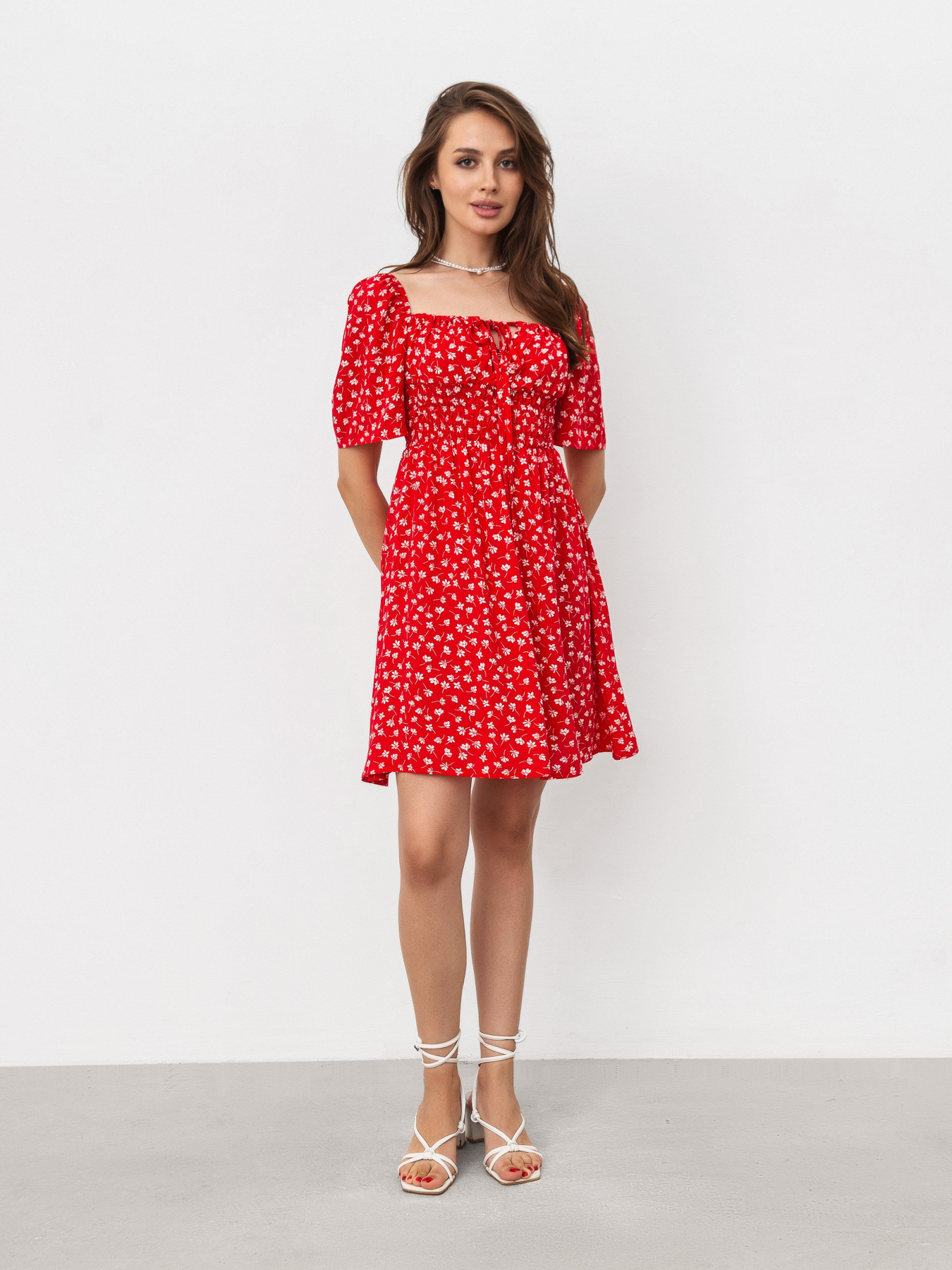Платье мини Romashka Самоа модель 201061804001 Фото