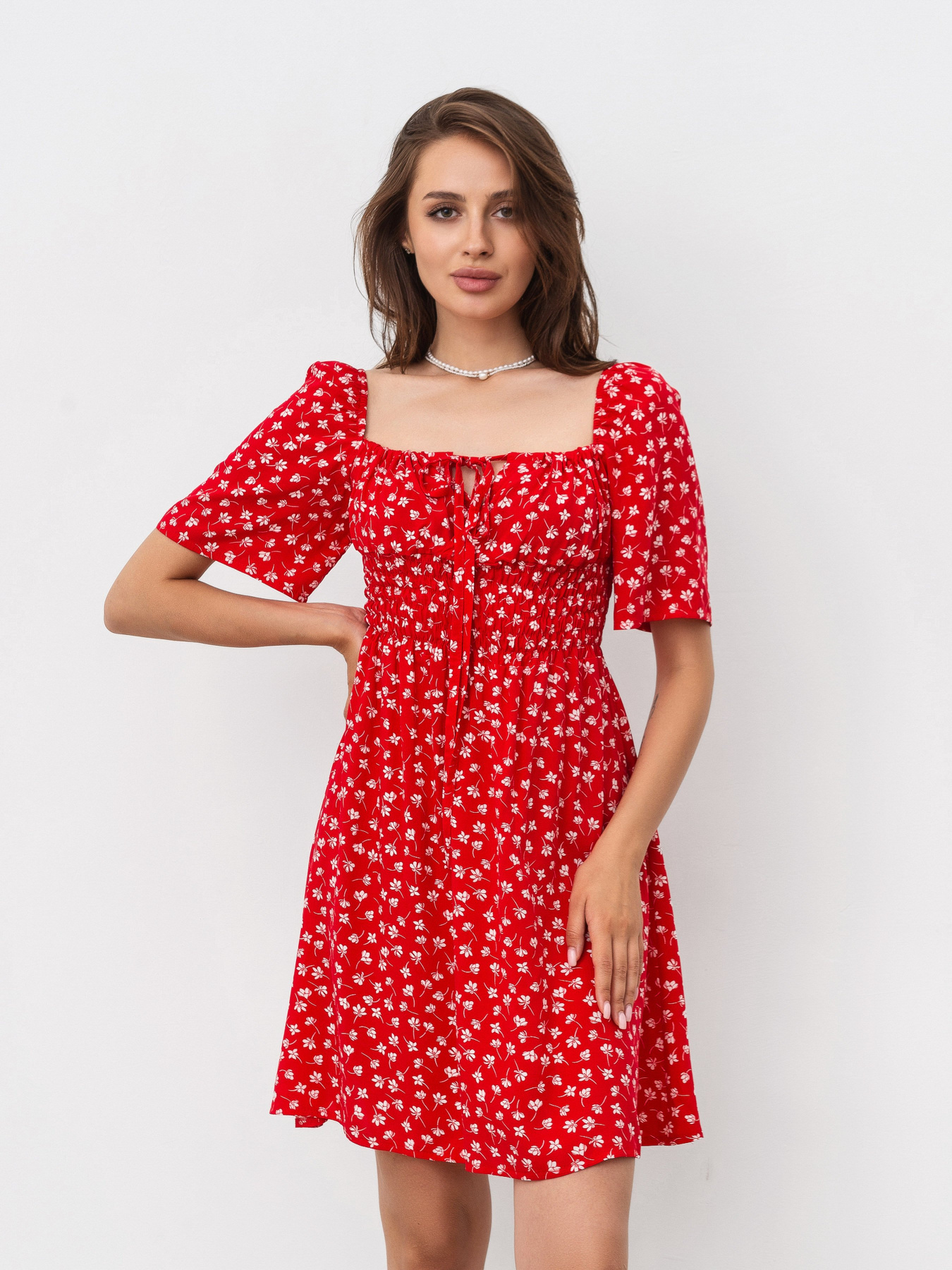 Платье мини Romashka Самоа модель 201061804001 Фото