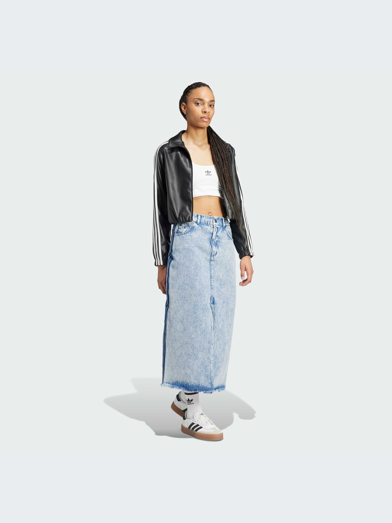 Джинсовая юбка Adidas KSENIASCHNAIDER модель IW5665 Фото