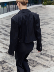 Шкіряна куртка Gepur модель 46887 Фото