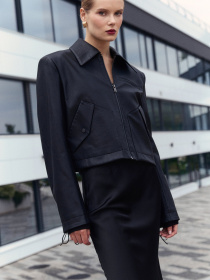 Куртка кожаная Gepur модель 46887 Куртка кожаная Gepur модель 46887 Фото