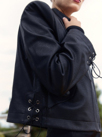 Куртка кожаная Gepur модель 46887 Куртка кожаная Gepur модель 46887 Фото