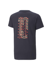 Футболка PUMA Neymar Jr 24/7 Graphictee Jr модель 605775 Фото