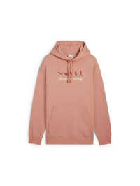 Розовый - Худи PUMA Club De Course Hoodie Fl