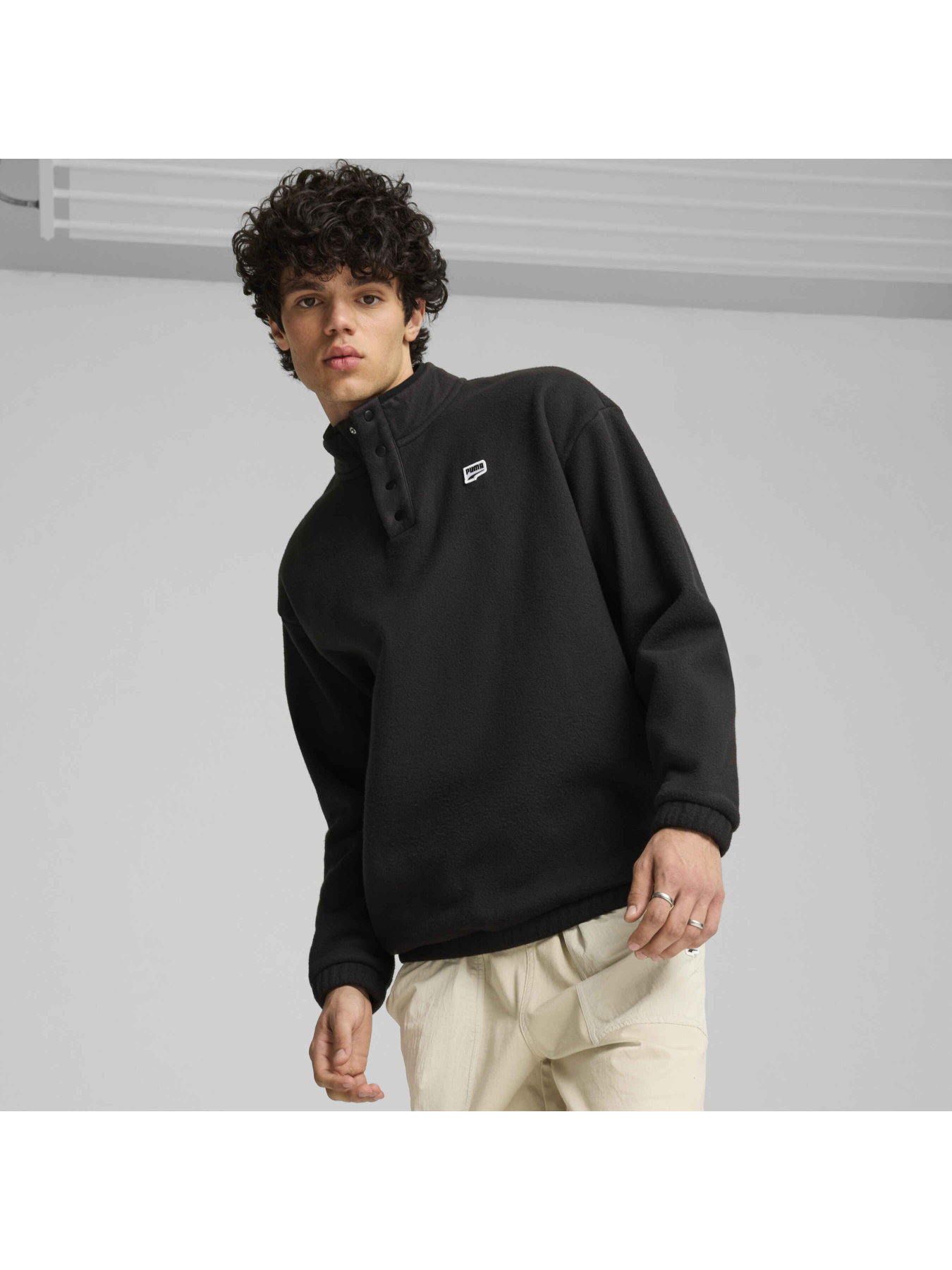 Кофта PUMA Downtown Polarfleece Crew модель 626753 Фото