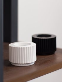 Свічник круглий чорний MBM MY HOME Модель SK-37 BLACK Фото