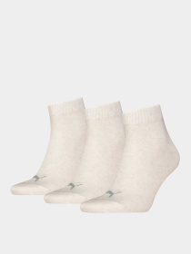 Шкарпетки та гольфи PUMA Unisex Quarter Plain 3p модель 938589 Фото
