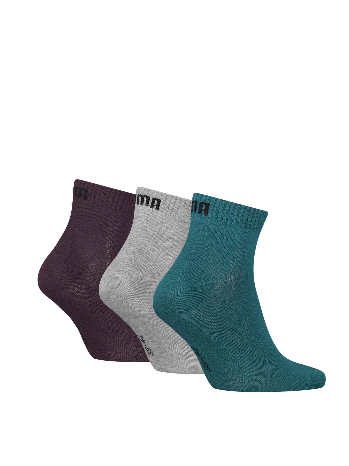 Набір шкарпеток PUMA Unisex Quarter Plain 3p модель 938589 Набір шкарпеток PUMA Unisex Quarter Plain 3p модель 938589 Фото