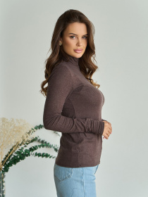 Водолазка ISSA Plus модель 2431_коричневый Фото