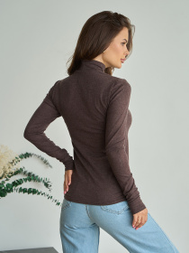 Водолазка ISSA Plus модель 2431_коричневый Фото