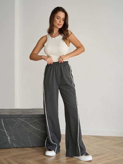 Штаны спортивные ISSA Plus модель 14311_темно_серый Фото