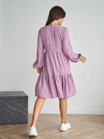 Платье мини ISSA Plus модель 14834_розовый Фото