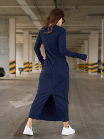 Сукня максі ISSA Plus модель 14840_темно_синий Фото
