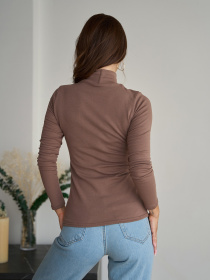 Водолазка ISSA Plus модель 9515_коричневый Фото