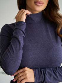 Водолазка ISSA Plus модель 2431_темно_синий Фото