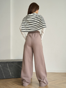 Брюки палаццо ISSA Plus модель 14231_коричневый Фото