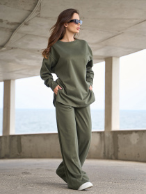 Костюм ISSA Plus модель 14832_хаки Фото