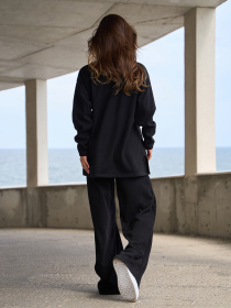 Повседневный костюм ISSA Plus модель 14832_черный Фото