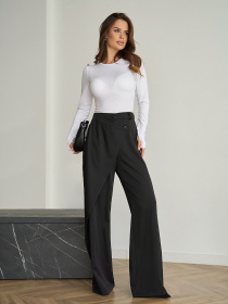 Брюки классические ISSA Plus модель 14835_черный Фото