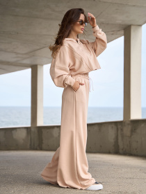 Повсякденний костюм ISSA Plus модель 14839_бежевый Фото