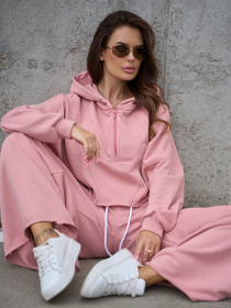 Повсякденний костюм ISSA Plus модель 14839_розовый Повсякденний костюм ISSA Plus модель 14839_розовый Фото