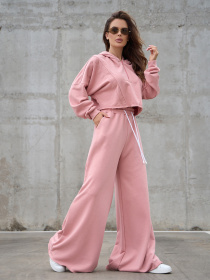 Повседневный костюм ISSA Plus модель 14839_розовый Фото