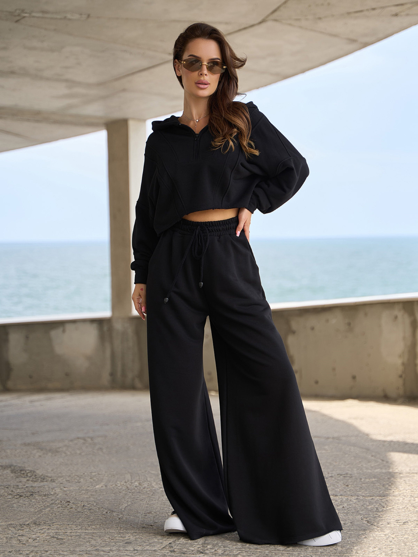 Повсякденний костюм ISSA Plus модель 14839_черный Фото