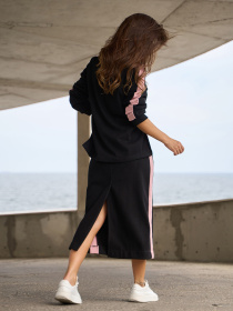 Костюм ISSA Plus модель 14841_черный Фото