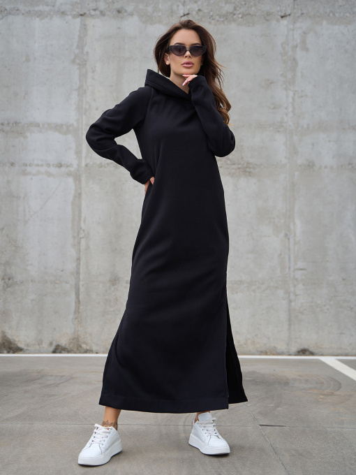 Сукня максі ISSA Plus модель 14842_черный Фото