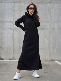 Сукня максі ISSA Plus модель 14842_черный Фото