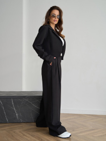 Деловой костюм ISSA Plus модель 14843_черный Фото