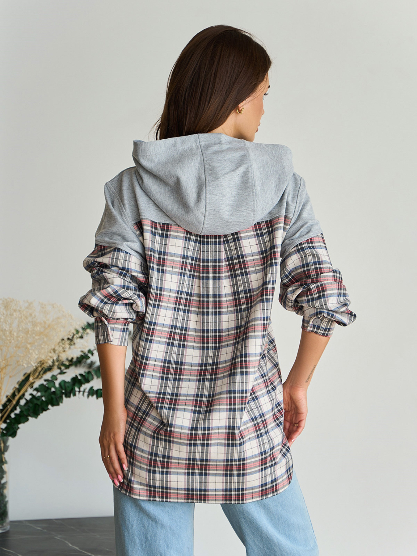 Рубашка ISSA Plus модель 14845_мультиколор Фото