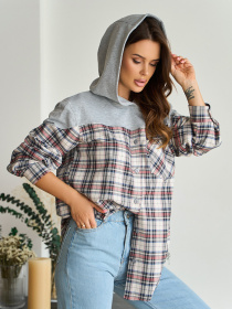 Рубашка ISSA Plus модель 14845_мультиколор Фото