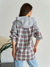 Рубашка ISSA Plus модель 14845_мультиколор Фото