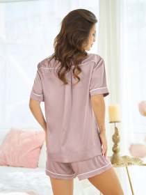 Пижама ISSA Plus модель 14850_бежевый Фото