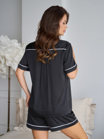 Піжама ISSA Plus Модель 14850_черный Фото