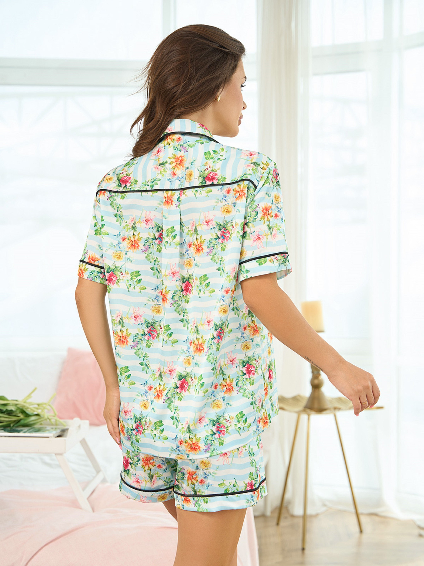 Пижама ISSA Plus модель 14851_мультиколор Фото