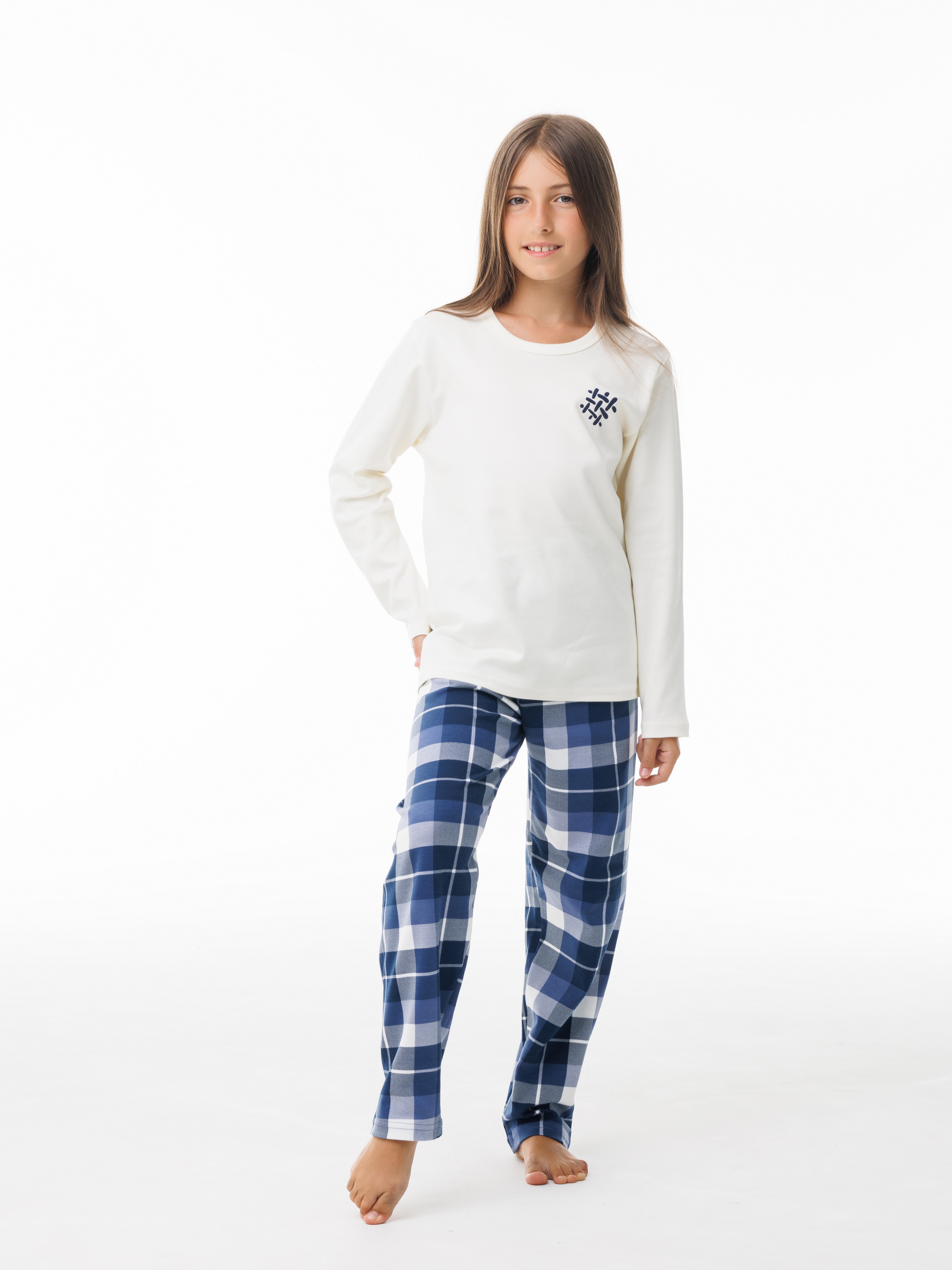 Бавовняна Дитяча Піжама Наталюкс  (94561110507) колір молочний