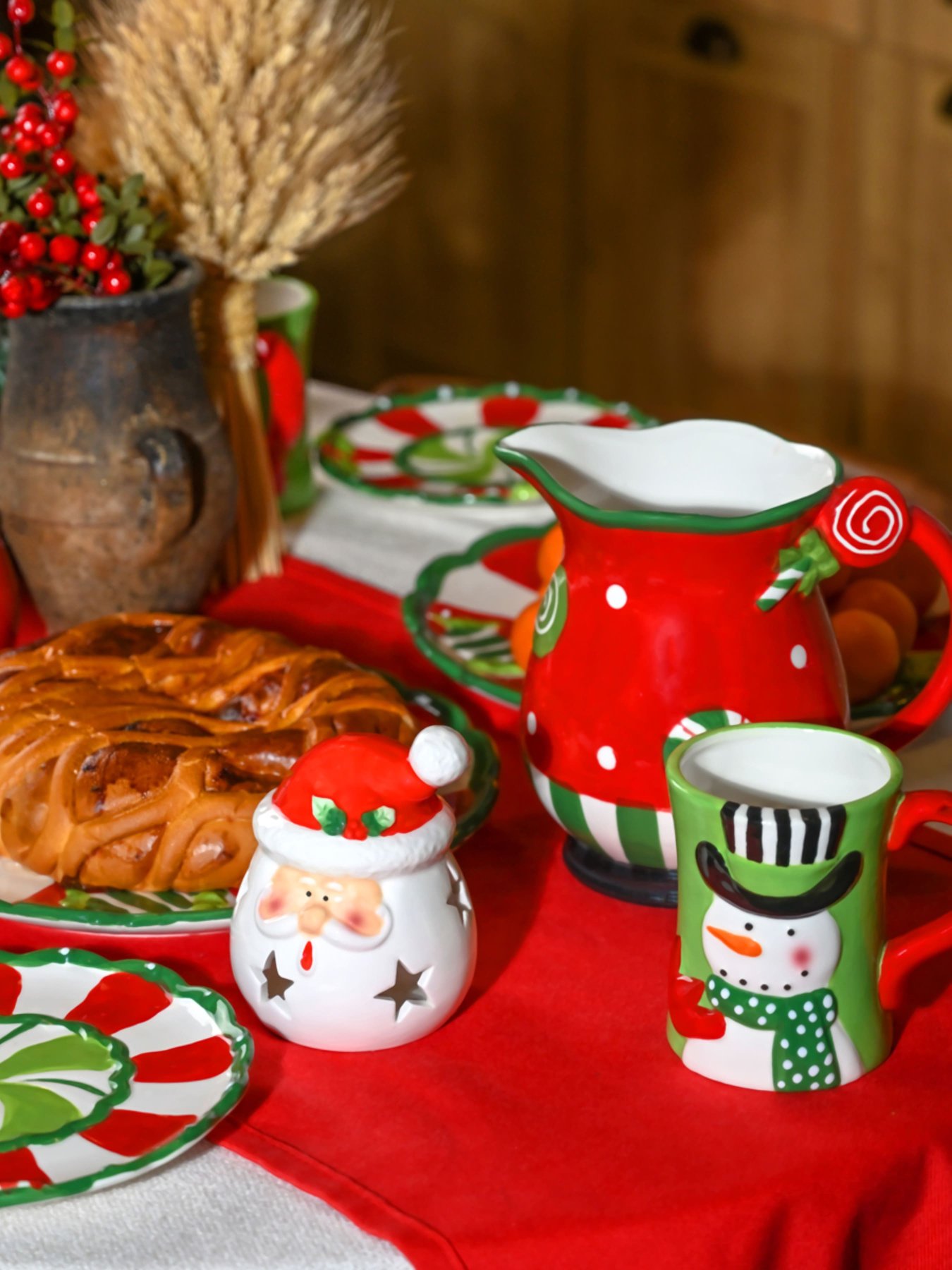 Підсвічник "Санта" MBM HOME модель DH-ST-36 COLOR Фото