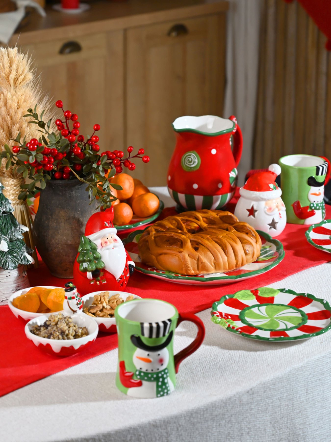 Тарелка "Рождество" MBM MY HOME модель KP-82 COLOR Фото