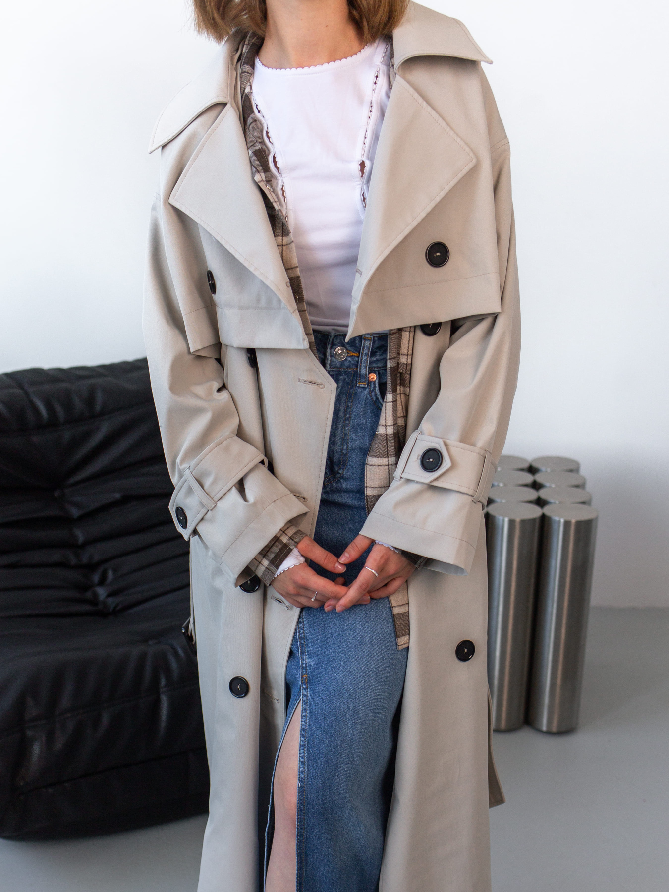 Тренч Twice модель 23070250010 Фото