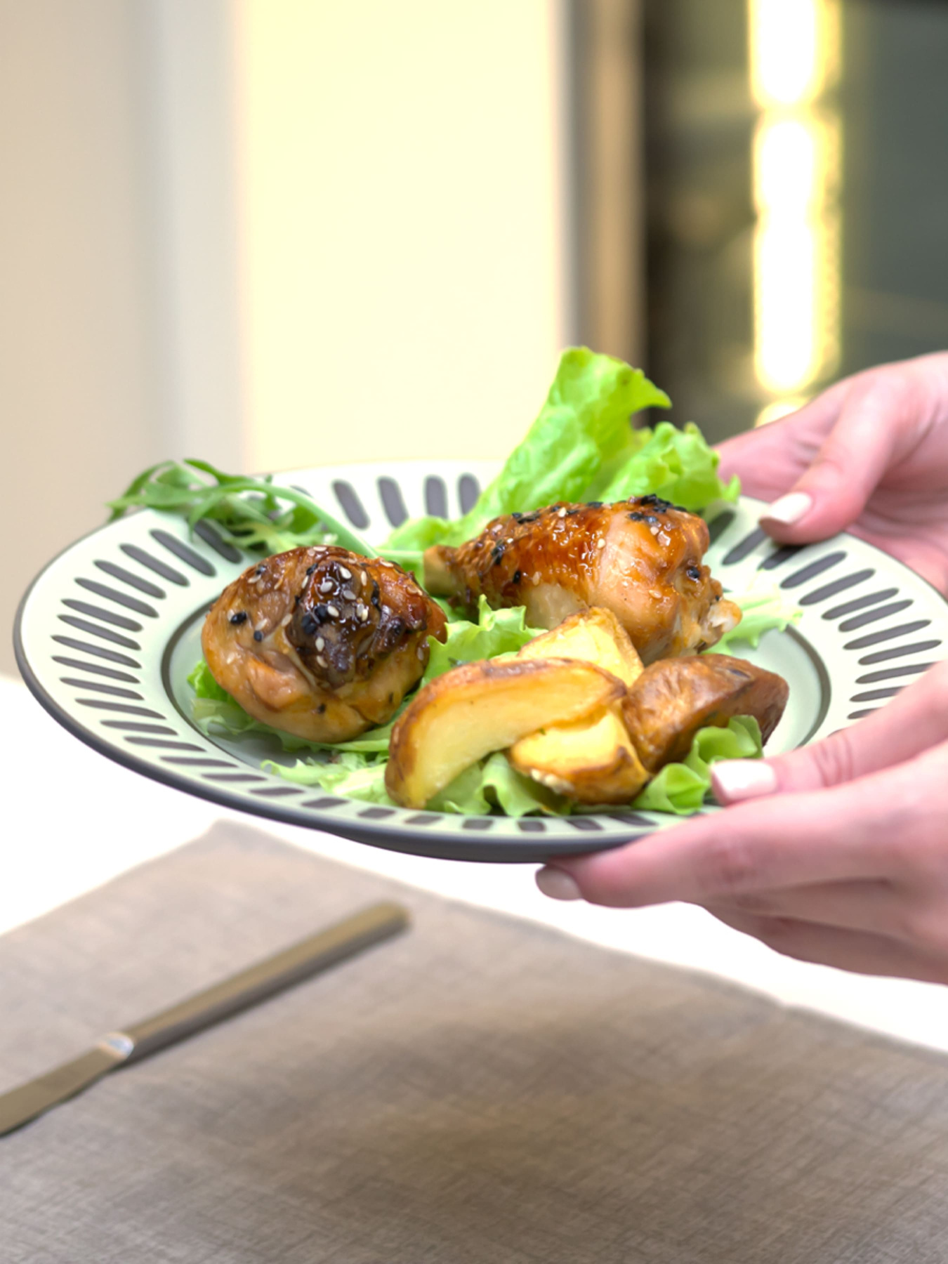 Тарілка обідня ручної роботи "Зелене диво" MBM MY HOME Модель KP-40 OLIVE Фото