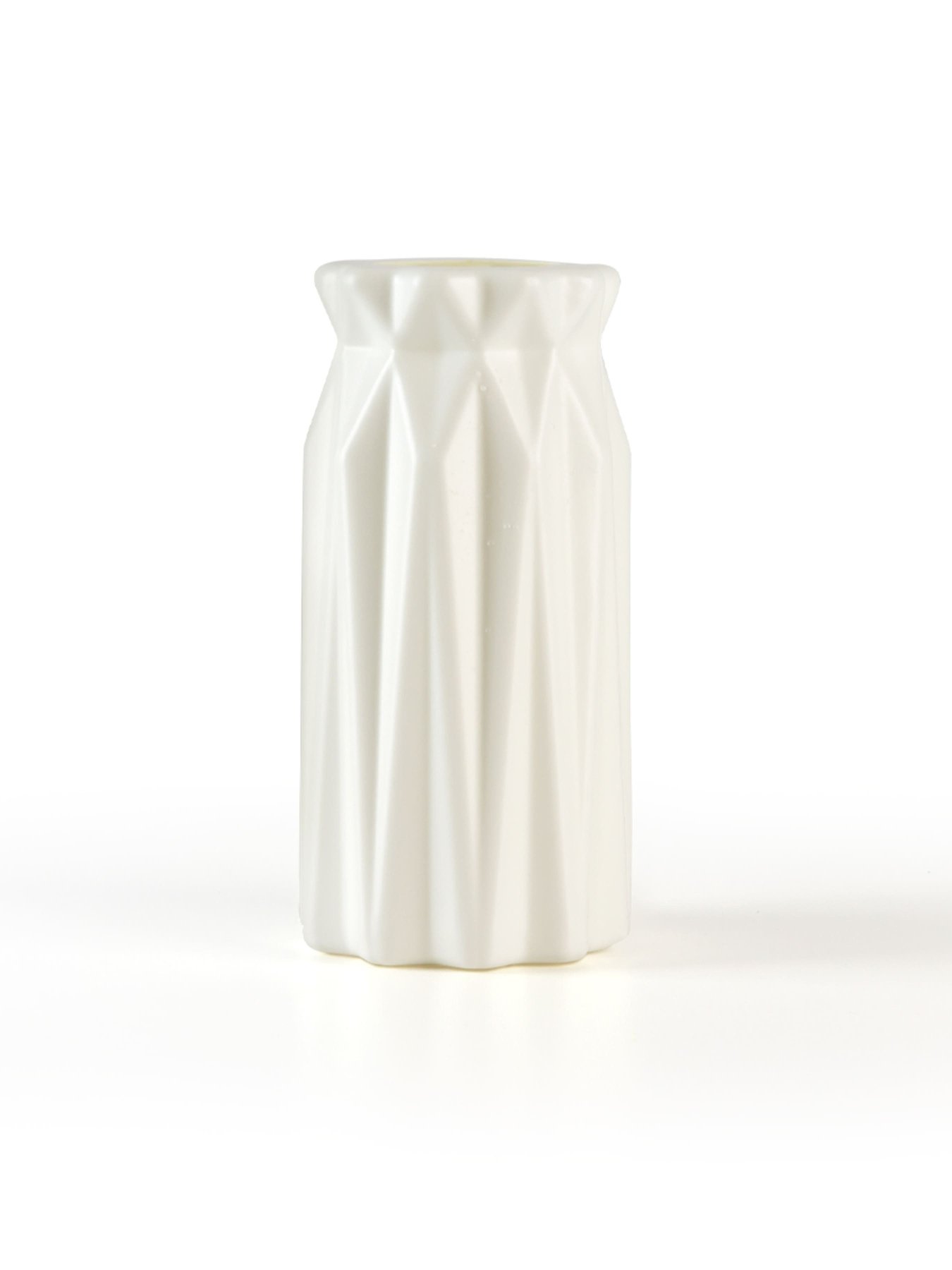 Ваза для квітів пластикова біла MBM HOME модель DH-FLOWERS-01 WHITE Фото