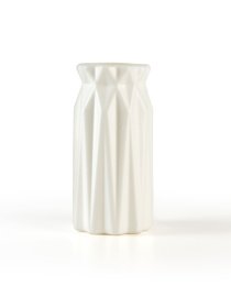 Ваза для квітів пластикова біла MBM HOME модель DH-FLOWERS-01 WHITE Фото