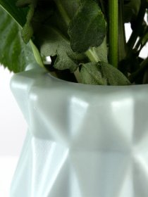 Ваза для квітів пластикова блакитна MBM MY HOME Модель DH-FLOWERS-01 BLUE Фото