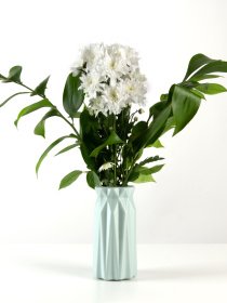 Ваза для квітів пластикова блакитна MBM MY HOME Модель DH-FLOWERS-01 BLUE Фото