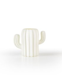 Ваза для квітів пластикова біла MBM HOME модель DH-FLOWERS-02 WHITE Фото