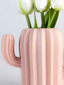 Ваза для квітів пластикова рожева MBM HOME модель DH-FLOWERS-02 PINK Фото