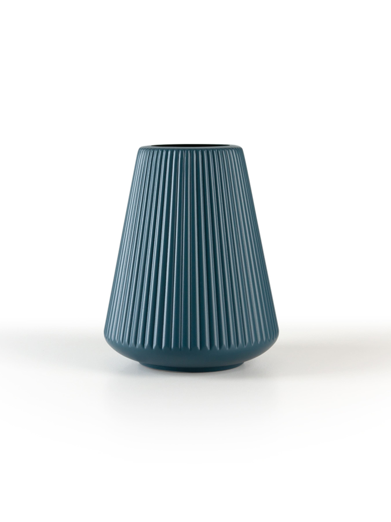 Ваза для квітів пластикова синя MBM HOME модель DH-FLOWERS-04 DARK BLUE Фото